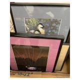 Box of Framed Prints