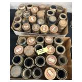 (2) Trays of Phonograph Cylinders