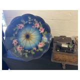 Edison Standard Phonograph w/ Paint Decorated Horn