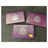 3 U.S. Proof Sets
