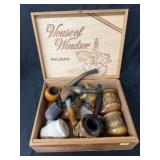 Selection of Various Smoking Pipes