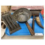 Candle Mold w/ Ladle & Powder Horn