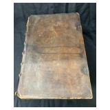 1816 German Martyrs Mirror w/ Leather Bindings