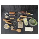Tray Lot - Western Knife, Various Cork Bottle Open
