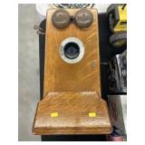 Oak Wall Phone