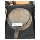Primitive Cast Iron Waffle Iron