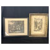 Roman Empire & Francis Marion Antique Engraving