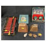 Cow Bells w/ Abacus & Figurines