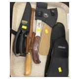 Asst. Hatchets, Pruners & Filet Knives