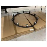(2) Wagon Wheel Chandelier