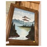 Grouping of J. T. Istok Oil on Boards