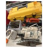 Belt Sander, Toolbox & Assorted Hand Tools