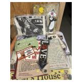 Contemporary Tin Signs w/ Prints