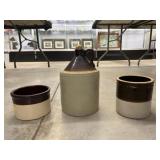 Pottery Planter w/ Stoneware