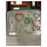 Assortment of Cookie Cutters w/ Ring Holder