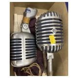 (2) Vintage Shure Microphones