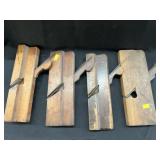 (4) Antique Wooden Molding Planes