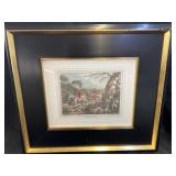 (2) European Fox Hunt Lithographs