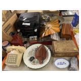 Stereo, Liquor Bottle & Telephone