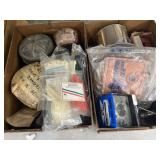 (5) Boxes w/ Rope, Hardware & Auto Parts