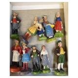 German Composition & Cast Metal Figures