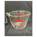Vintage Pyrex Covered Dish w/ Measuring Cup