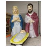 Blow Mold Nativity Scene