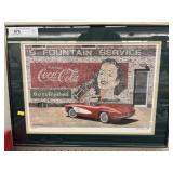 Framed Corvette Print