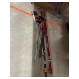 Clamps w/ 48" Level