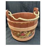 Contemporary Paint Decorated Bucket