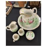Porcelain Bowl & Pitcher Set