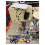Sewing Machine w/ Scissors