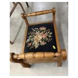Needlepoint Footstool