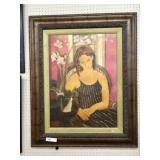 Framed Textured Print