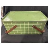 Pressed Steel Picnic Basket