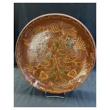 Ned Foltz Redware Platter