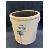 Slip Decorated Storage Crock