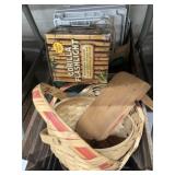 (2) Wooden Crates of Home Decor
