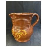 Ned Foltz Redware Pitcher