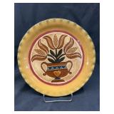 Gerald Yoder Redware Plate