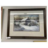 Myers Framed Watercolor