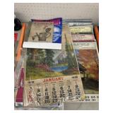 Assortment of Advertising Calendars