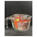 (3)  Pyrex Measuring Cups