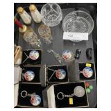 Keychains w/ Shakers & Wine Glasses