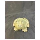 Attributed Cast Metal Frog