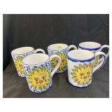 Starbucks Pottery Mugs w/ Canisters