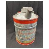 Galvanized Fuel Can