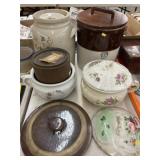 Storage Crocks w/ Chamber Pots
