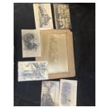 Early 20th C. Postcards w/ Photograph