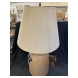 Slip Decorated Storage Jug Lamp